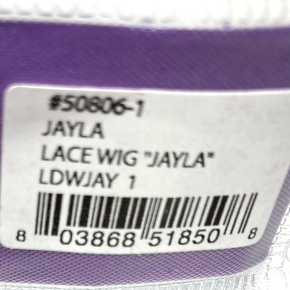 Ponytail Yaky Straight 1B Black Color Lace WIG Jayla - Picture 6 of 9